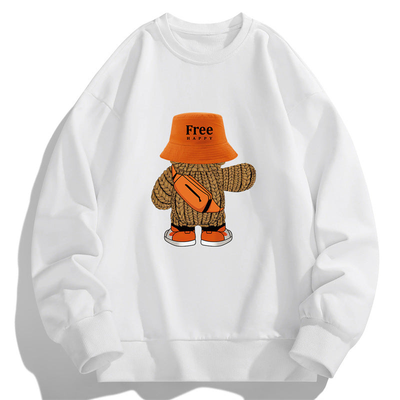 Men's Sweater Bottoming Shirt Round Neck Set Mature